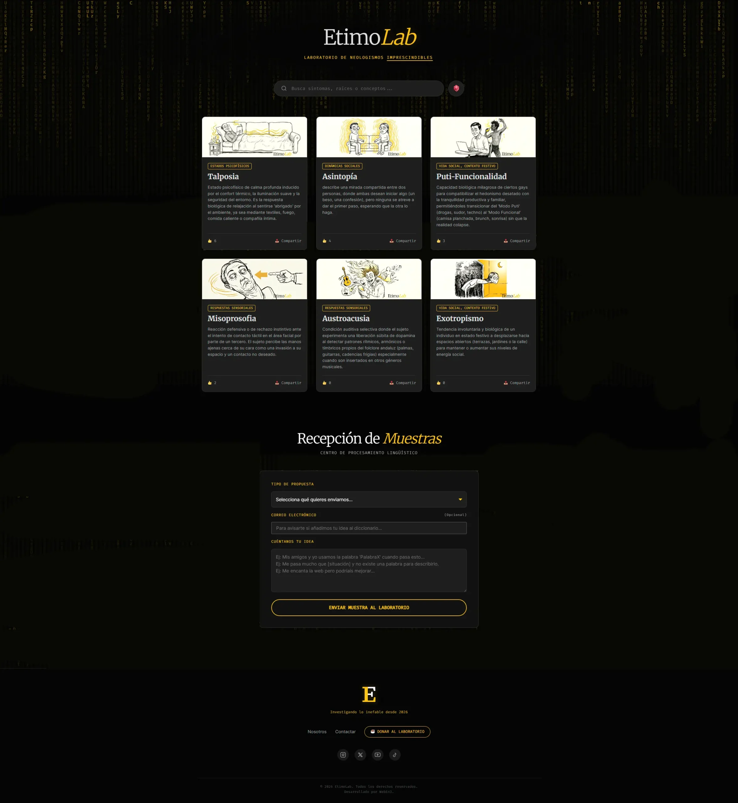 Proyecto EtimoLab - Laboratorio de Neologismos